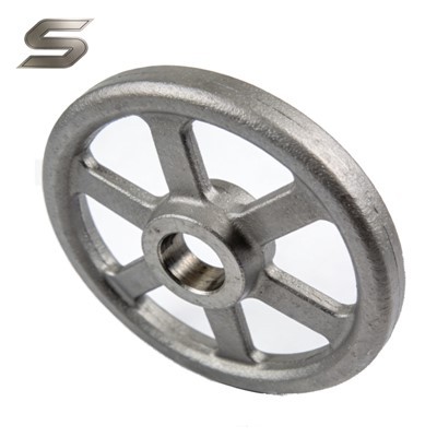 גלגלי יד אפור מברזל יצוק